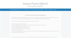 Desktop Screenshot of piyanokursuizmir.net
